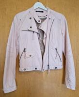 Neuwertige PU-Lederjacke Gr. 36 rosa Hessen - Ronshausen Vorschau