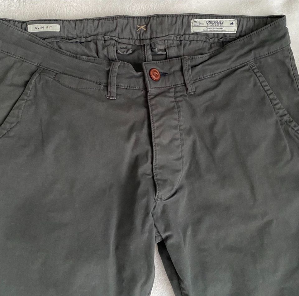 Jack & Jones Jeans Originals S / Slim Fit Grau/Grün in Trier