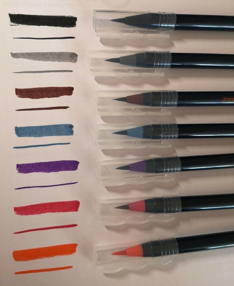 Sai brush pens lettering neu stifte pinsel Brushpens in Bayern -  Unterthingau | Basteln, Handarbeiten und Kunsthandwerk | eBay Kleinanzeigen  ist jetzt Kleinanzeigen