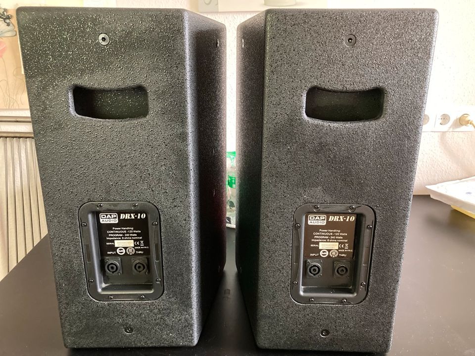 2 Stück DAP AUDIO DRX-10 Lautsprecher in Overath