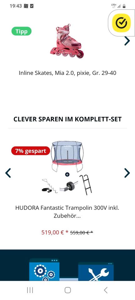 HUDORA FANTASTIC 300cm Neu in Lampertheim