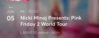 Nicki Minaj Konzert Köln Nordrhein-Westfalen - Stolberg (Rhld) Vorschau