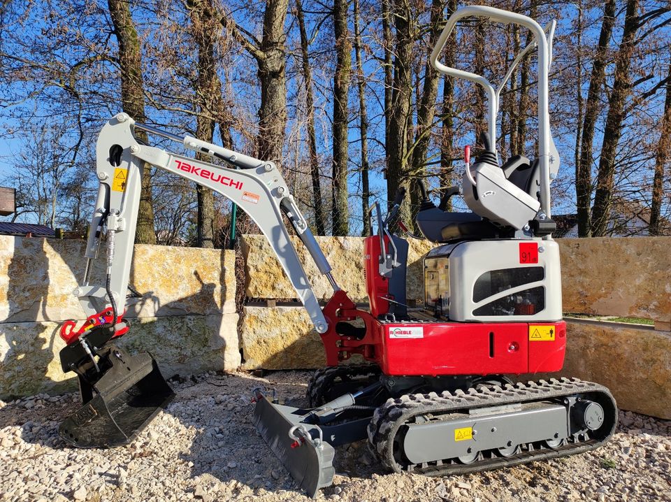 Minibagger,Radlader, Anhänger Arbeitsbühnen Baumaschinen mieten in Langenaltheim