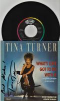 Original Tina Turner Autogramm ( 7" VINYL SINGLE ) 1984 Bayern - Coburg Vorschau