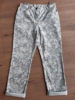 Neue 7/8 Damenhose Gr. 40 Stretch MONA Damen Hose grau weiß Hessen - Büdingen Vorschau