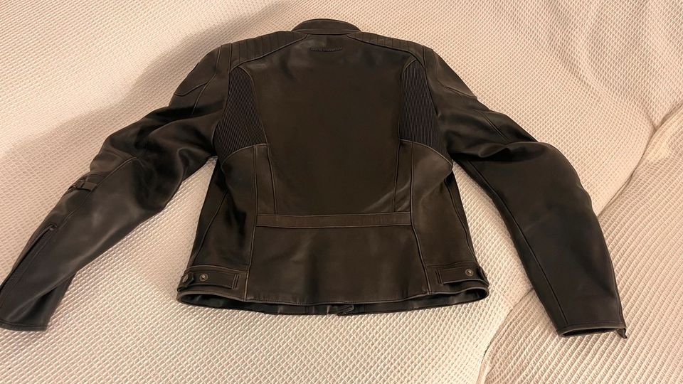 BMW Motorrad Lederjacke DarkNite schwarz Damen Gr. 40 TOP Zustand in Kraiburg am Inn