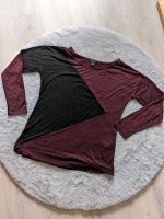 Schickes festliches Damen Shirt Gr. Lvon Amisu in weinrot/schwarz Hessen - Lich Vorschau