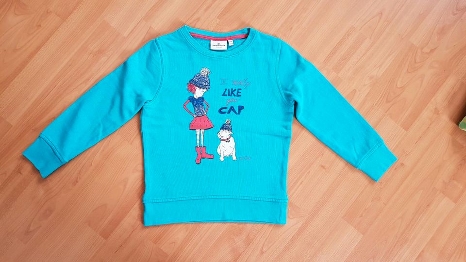 Sweatshirt Pullover Hund Tom Tailor Gr. 116/122 in Hille