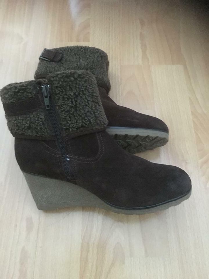 Pier One Damen Leder Stiefel Stiefelette Braun Gr. 37 NEU in Bonn