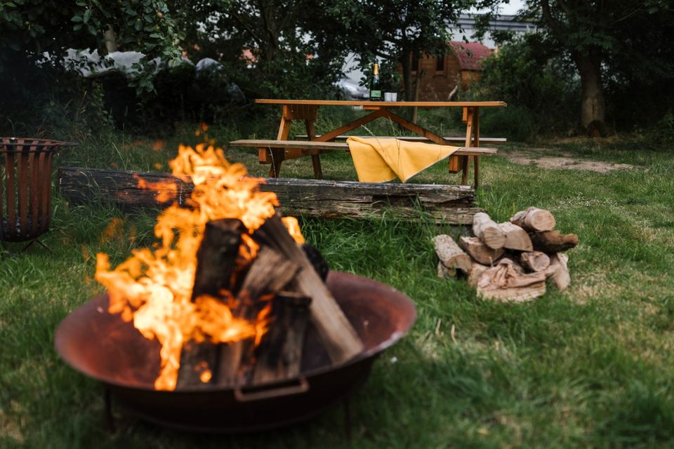 Ferienhaus Nordsee 4 Personen Hunde erlaubt Sauna Kamin Zaun in Emmelsbüll-Horsbüll