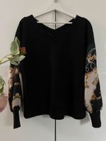 Shein Langarmoberteil/ Pullover Gr.M schwarz creme chic☀️ Bayern - Niederwerrn Vorschau