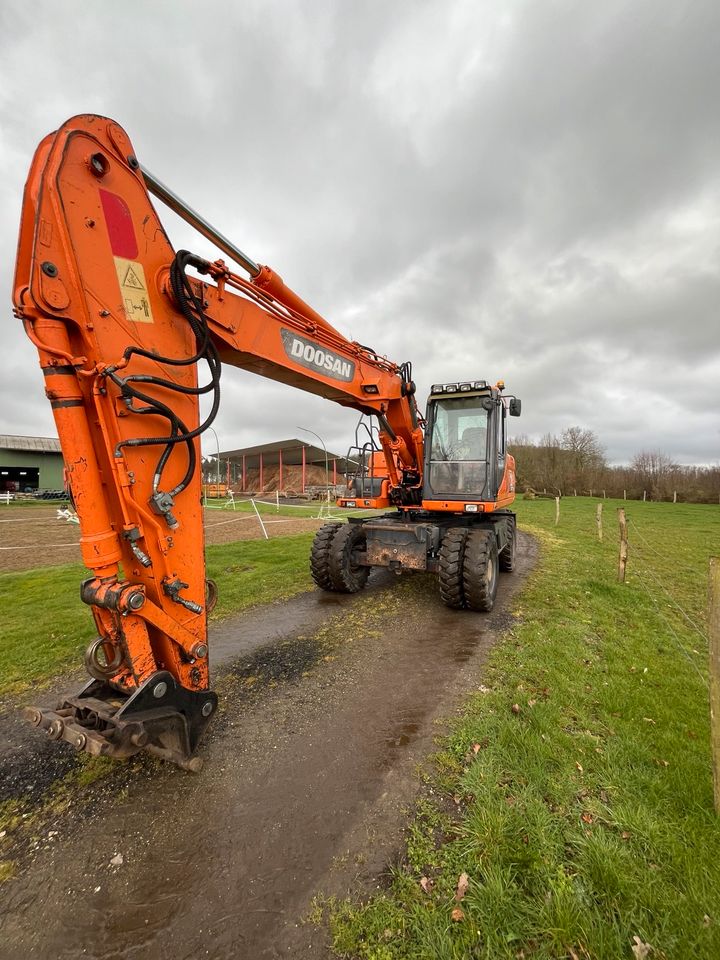 Doosan DX 170 Mobilbagger, Bagger, excavator in Nindorf (bei Neumünster)