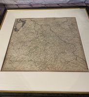 Landkarte Datiert 1743 La Saxe Kontenant Sachsen Thüringen Halle Hessen - Rüsselsheim Vorschau