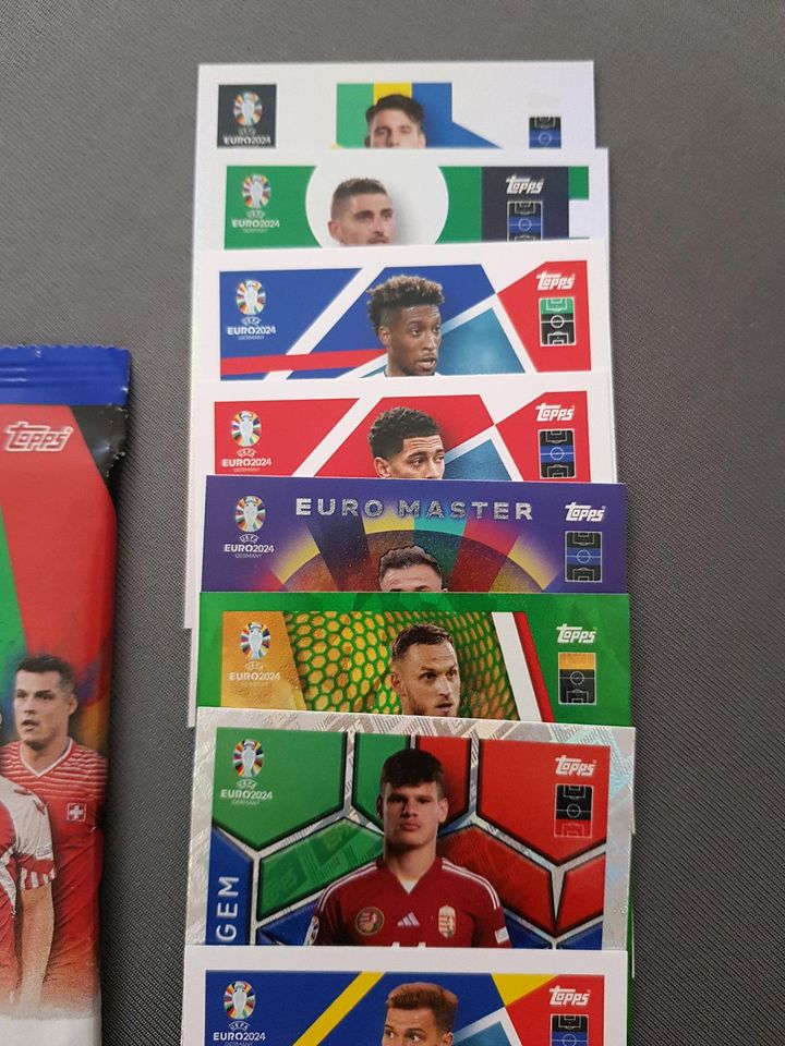 17 Match Attax UEFA EURO 2024 Trading Cards Sammelkarten in Höpfingen