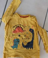 Gelbes Sweatshirt mit Dinos Größe 86/92 Nordrhein-Westfalen - Hövelhof Vorschau