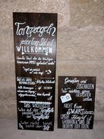 Hochzeit Deko Holzschilder Sachsen - Struppen Vorschau