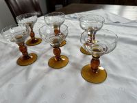 6 Weingläser Sektschalen Gläser geschliffen bergsteinfarben 1924 Dresden - Cossebaude Vorschau