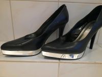 Scharze High Heels mit silberner Sohle Gr.39, 10,5 cm Absatz Nordrhein-Westfalen - Marl Vorschau