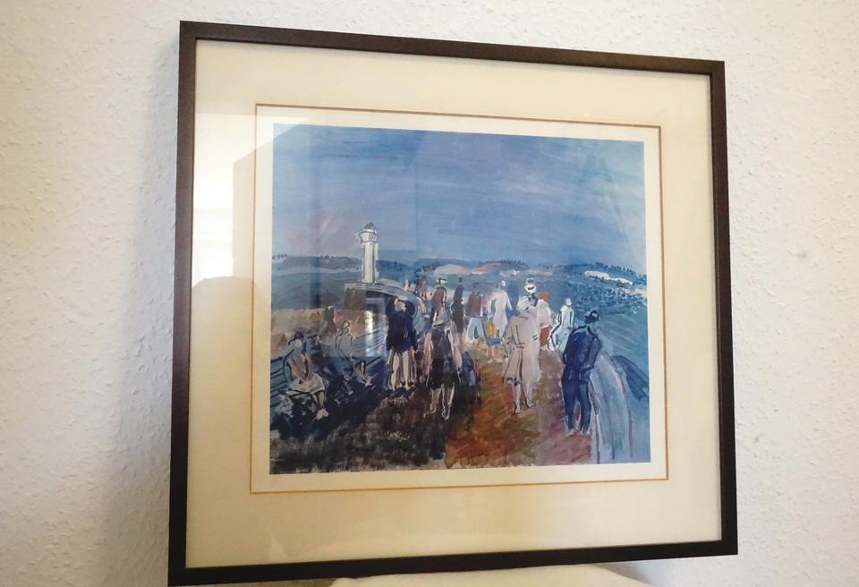 Raoul Dufy - Jetée à Honfleur Print Kunstdruck Poster Bild Rahmen in Hamburg