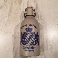 Steingutflasche  „Franz Josef Jubelbier“  0,5l  leer Baden-Württemberg - Neuhausen Vorschau