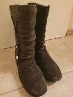 Schicke Stiefel  braun Wildleder Bremen - Huchting Vorschau