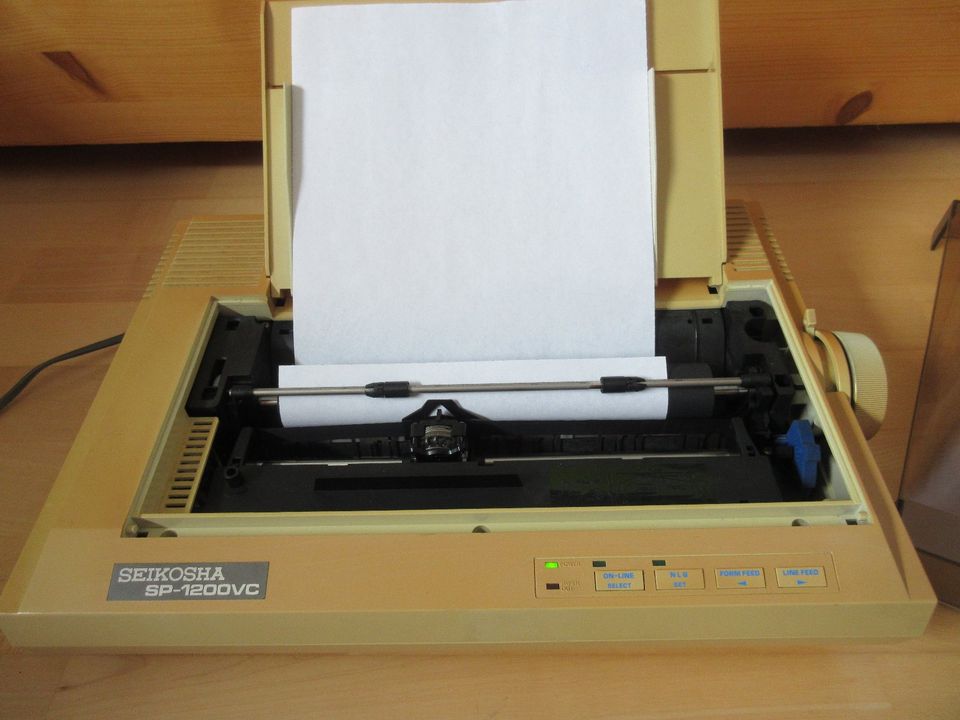 Seikosha SP-1200VC Matrixdrucker, Anleitung, Netz-u.Serienkabel in Berlin