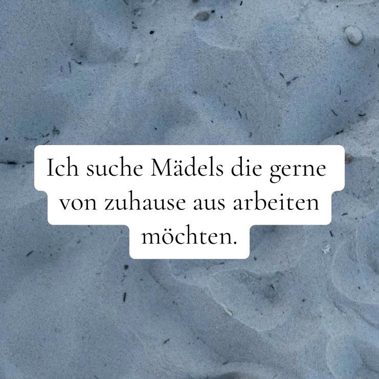 Suche Mädels die von zu Hause arbeiten möchten in Treuchtlingen