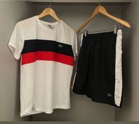 Lacoste T-Shirt & Short ~ weiß rot | S M L Hessen - Wiesbaden Vorschau