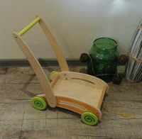 Kinder Lauflernwagen Karre Holz Spielzeug Sachsen - Wülknitz Vorschau