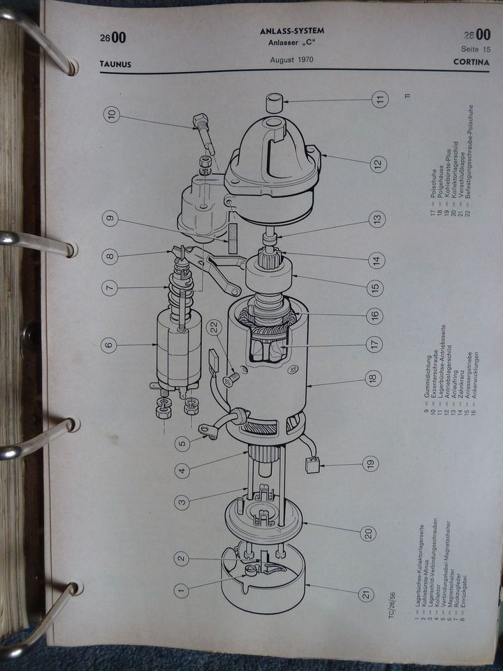 Werkstattunterlagen Ford Consul/Granada und Taunus/Cortina Bj.71 in Vaterstetten