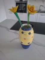 Keramik Vase mit 2 Glas Blumen Baden-Württemberg - Radolfzell am Bodensee Vorschau