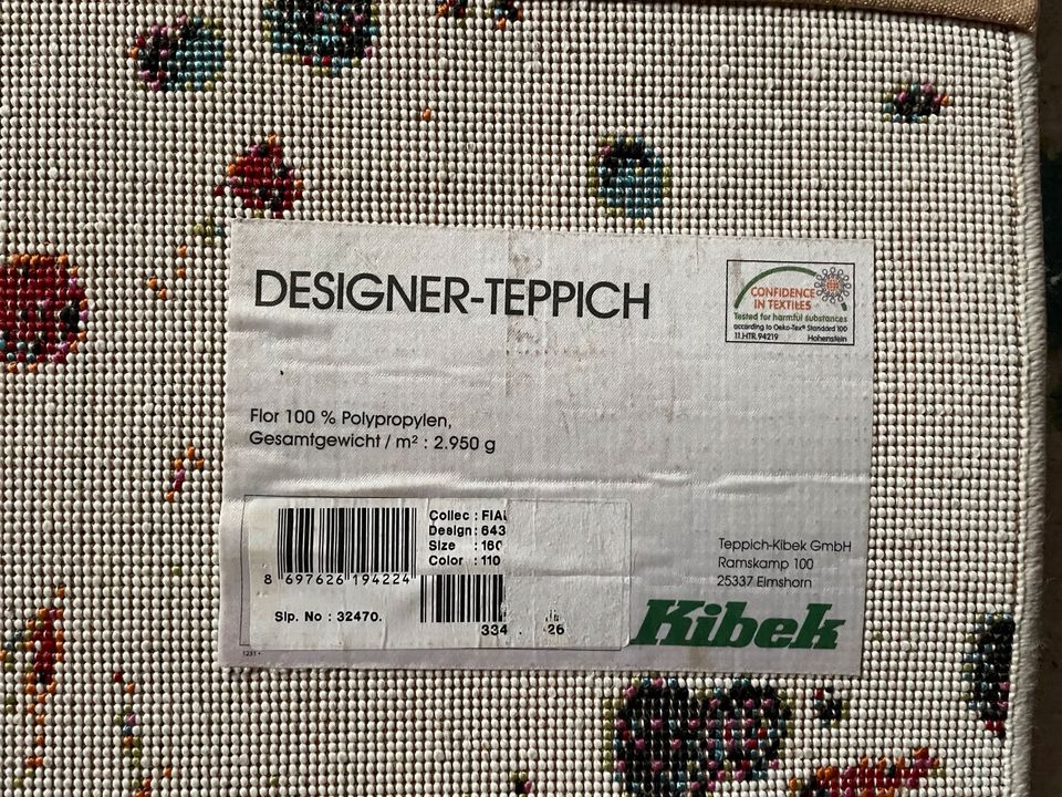 Kibek Design Teppich hohe Qualität 2950g/ m2 Loft Künstler Farben in Frankfurt am Main