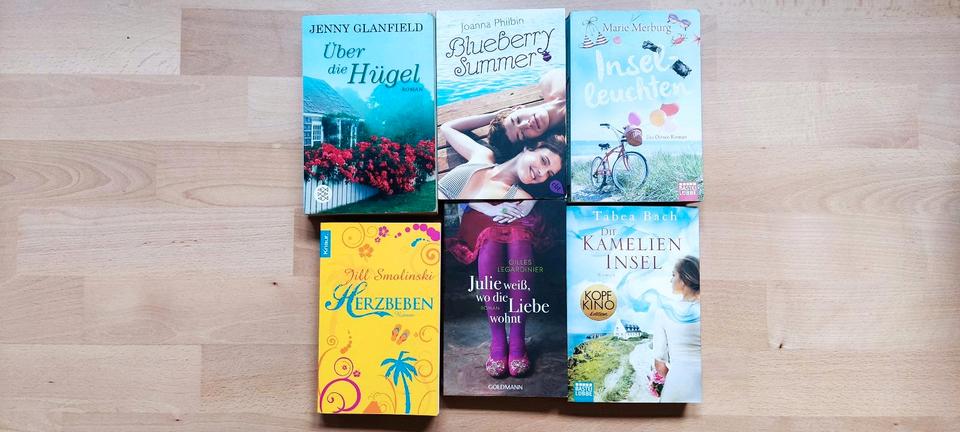 6 Romantik-Romane: Jenny Glanfield, Joanna Philbin, Marie Merburg in Bergisch Gladbach