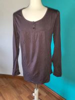 Langarm Shirt Aubergine Lila Größe 44 Berlin - Spandau Vorschau