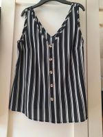 Vero moda bluse top schwarz weiß m Knöpfe sommer Niedersachsen - Gnarrenburg Vorschau