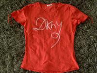 Orig. * DKNY * Donna Karan T-Shirt korallen rot Logo Patch Gr. 36 Niedersachsen - Melle Vorschau