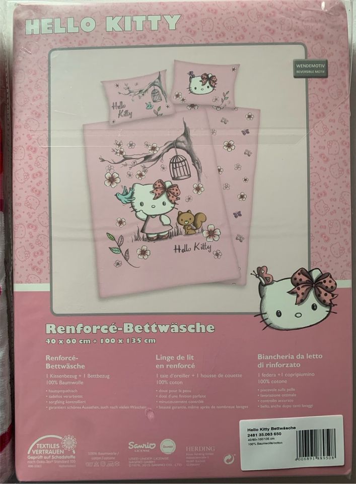 Bettwäsche Babybett Hello Kitty in Neumünster