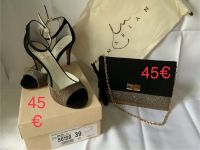 Sandale High Heel Pumps Leder Glitzer Clutch Handtasche Brandenburg - Kyritz Vorschau