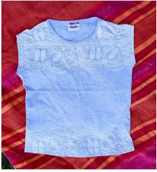 T-Shirt grau, Gr. 134/140 in Perkam