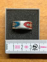 Indianerschmuck Silber Türkis Ring Federn 21,5mm Durchmesser 7g Bayern - Himmelstadt Vorschau