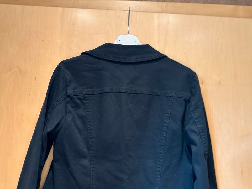 Street One Jeansjacke Bikerjacke schwarz 38 NEU mit Etikett in Minden