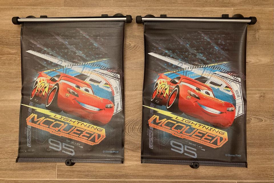 Neu 2x Cars 3 Auto Sonnenschutz Rollo Kinder