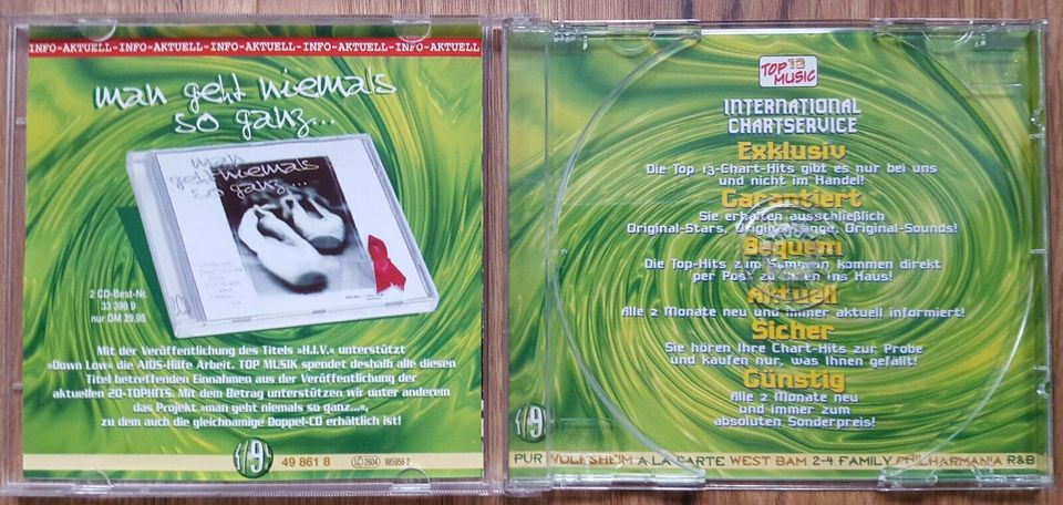 Internationale Charts 1993, 1998 und 1999 4 CD´s Konvolut in Freiburg (Elbe)