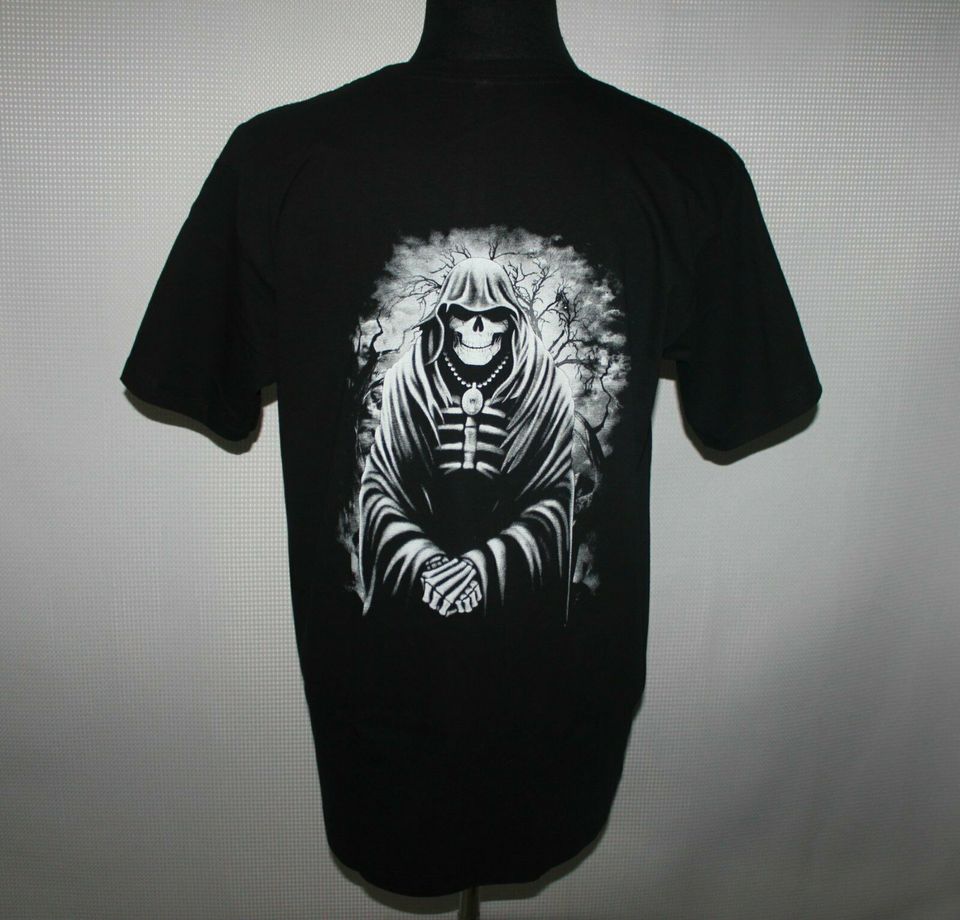 T-Shirt mit Skull / Totenkopf III Motiv in Größe XL in Penkun