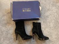 Stuart Weitzman Boots Gr.38 Leder Stiefel Stiefeletten Bayern - Karlsfeld Vorschau