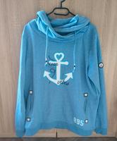 Pullover Hoodie Ernstings Gina ocean vibes blau Damen XL 46 48 Sachsen - Plauen Vorschau
