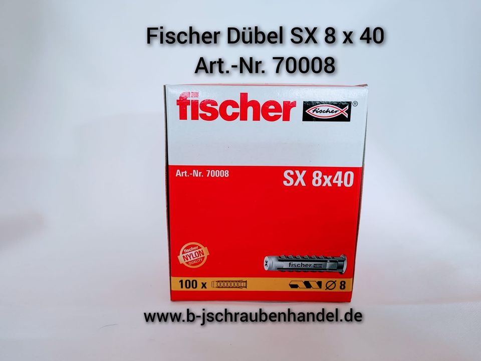 Fischer Dübel SX 8x40 Art. Nr: 70008 VE 100 Stk. in Bielefeld