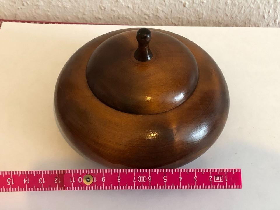Holzschale vintage dunkel Holz Schmuck Dekoration in Mannheim