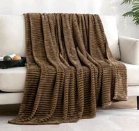 ♡ Sofadecke Kuscheldecke braun Cord-Optik 3er Set ♡ Sachsen - Ostrau Vorschau