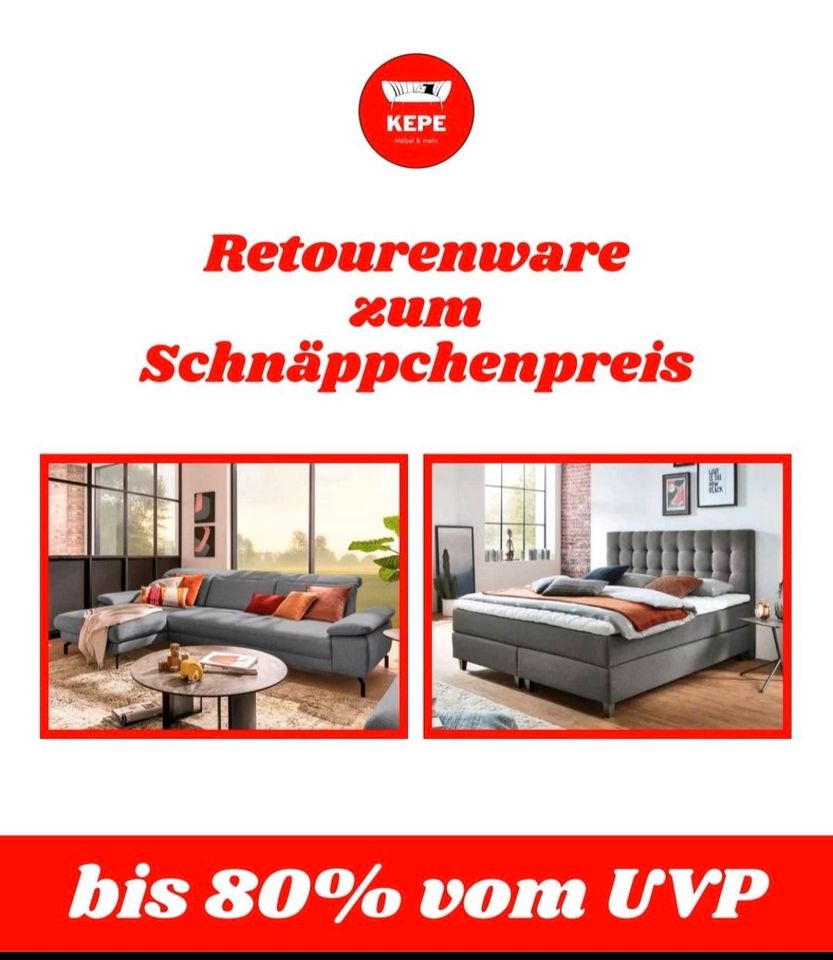 Markenretouren‼️‼️ Möbel-Retoure, B-Ware sofa couch bis 80% in Stendal